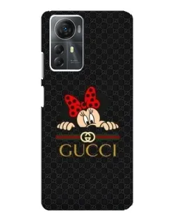 Чехол для ZTE Blade A72s с картинкой «Минни Маус Gucci — черный»