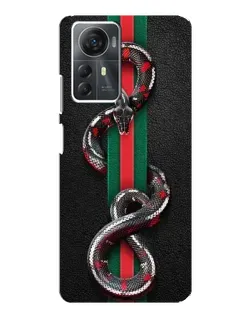 Чехол для ZTE Blade A72s с картинкой «Gucci — змея на полосе» Чехол для ZTE Blade A72s с картинкой «Gucci — змея на полосе»