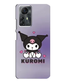 Чехол для ZTE Blade A72s с картинкой «Kuromi — фиолетовый арт»