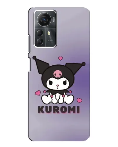 Чехол для ZTE Blade A72s с картинкой «Kuromi — фиолетовый арт»