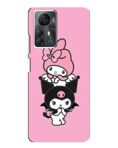 Чехол для ZTE Blade A72s с картинкой «My Melody и Kuromi»