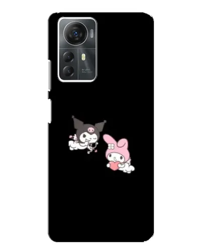 Чехол для ZTE Blade A72s с картинкой «My Melody и Kuromi»