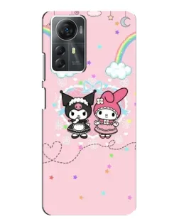 Чехол для ZTE Blade A72s с картинкой «My Melody и Kuromi»