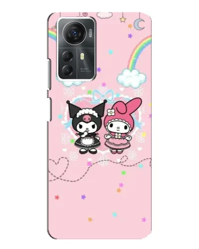 Чехол для ZTE Blade A72s с картинкой «My Melody и Kuromi»
