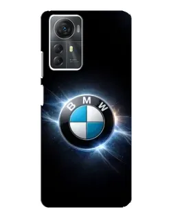 Чохол для ZTE Blade A72s з картинкою «BMW — неонове сяйво»