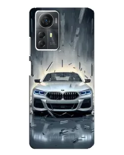 Чохол для ZTE Blade A72s з картинкою «BMW у світлі фар»