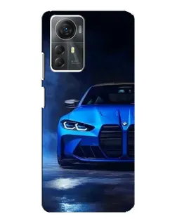 Чохол для ZTE Blade A72s з картинкою «Блакитна BMW M4»