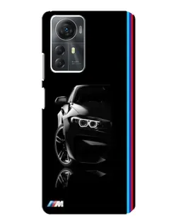 Чохол для ZTE Blade A72s з картинкою «Силует BMW в темряві»