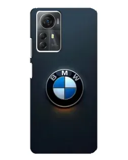 Чохол для ZTE Blade A72s з картинкою «Логотип BMW — мінімалізм»