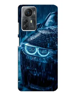 Чехол для ZTE Blade A72s с картинкой «BMW под дождем»
