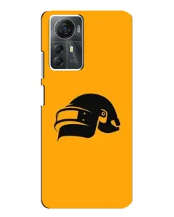 Чохол для ZTE Blade A72s з картинкою «PUBG — золотий шолом»