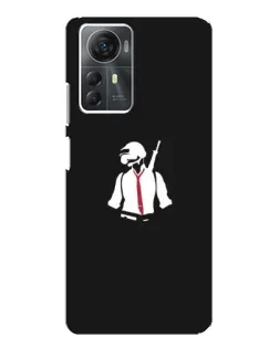 Чохол для ZTE Blade A72s з картинкою «PUBG — силует воїна»