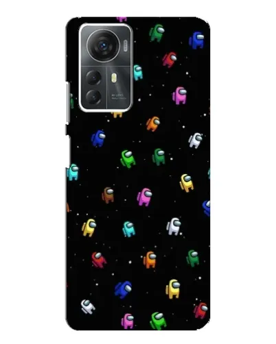 Чехол для ZTE Blade A72s с картинкой «Экипаж Among Us»