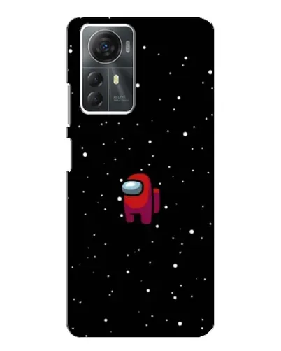 Чехол для ZTE Blade A72s с картинкой «Красный Among Us»