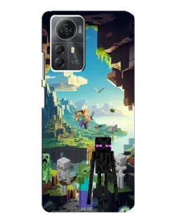 Чохол для ZTE Blade A72s з картинкою «Ендермен у лісі»