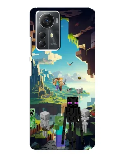 Чохол для ZTE Blade A72s з картинкою «Ендермен у лісі» Чохол для ZTE Blade A72s з картинкою «Ендермен у лісі»