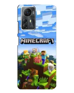 Чохол для ZTE Blade A72s з картинкою «Minecraft класичний світ»