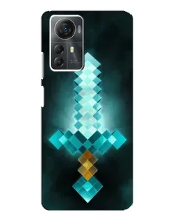 Чохол для ZTE Blade A72s з картинкою «Алмазний меч неон»