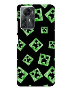 Чохол для ZTE Blade A72s з картинкою «Паттерн з кріперами»