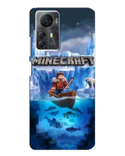 Чохол для ZTE Blade A72s з картинкою «Minecraft льодянийсвіт»