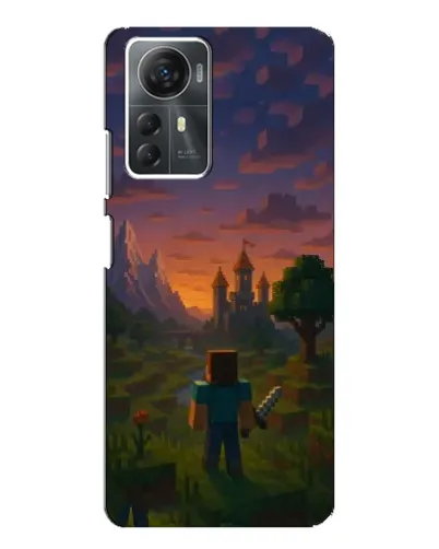 Чохол для ZTE Blade A72s з картинкою «Стів біля вежі» Чохол для ZTE Blade A72s з картинкою «Стів біля вежі»