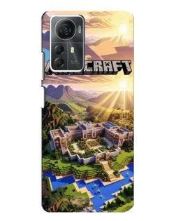 Чохол для ZTE Blade A72s з картинкою «Minecraft панорама»