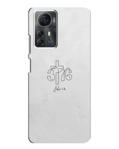 Чехол для ZTE Blade A72s с картинкой «Иоанна 3:16 Крест»
