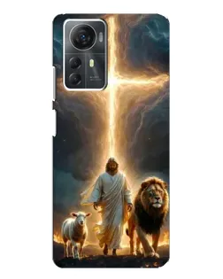 Чехол для ZTE Blade A72s с картинкой «Лев Иуды и Свет» Чехол для ZTE Blade A72s с картинкой «Лев Иуды и Свет»