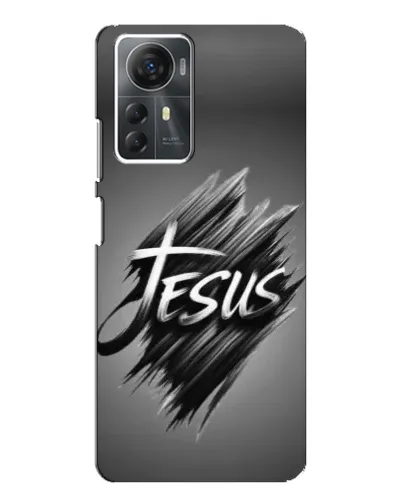 Чехол для ZTE Blade A72s с картинкой «Надпись Jesus Graffiti»