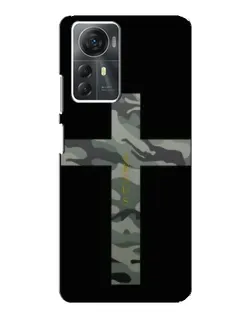 Чехол для ZTE Blade A72s с картинкой «Милитари Крест»