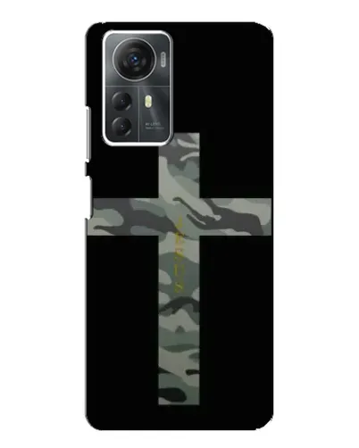 Чехол для ZTE Blade A72s с картинкой «Милитари Крест»