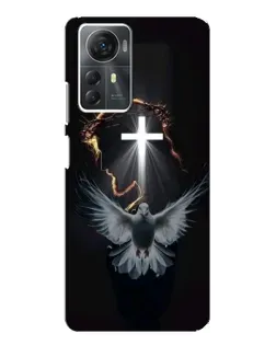 Чехол для ZTE Blade A72s с картинкой «Голубь и Свет»