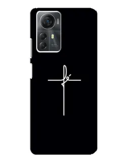 Чехол для ZTE Blade A72s с картинкой «Тонкий крест»