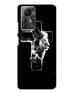 Чехол для ZTE Blade A72s с картинкой «Сияющий крест Jesus»