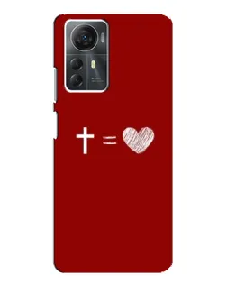 Чехол для ZTE Blade A72s с картинкой «Уравнение любви»