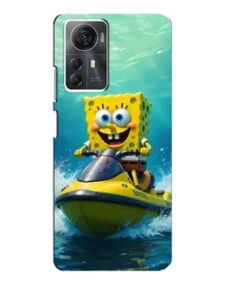 Чохол для ZTE Blade A72s з картинкою «Спанч Боб на гідроциклі» Чохол для ZTE Blade A72s з картинкою «Спанч Боб на гідроциклі»