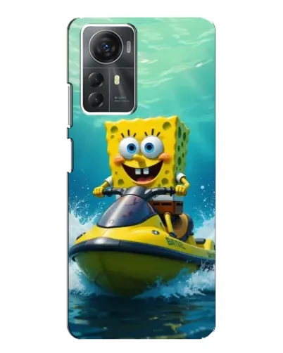 Чехол для ZTE Blade A72s с картинкой «Спанч Боб на гидроцикле» Чехол для ZTE Blade A72s с картинкой «Спанч Боб на гидроцикле»
