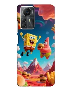 Чехол для ZTE Blade A72s с картинкой «Космический фастфуд» Чехол для ZTE Blade A72s с картинкой «Космический фастфуд»