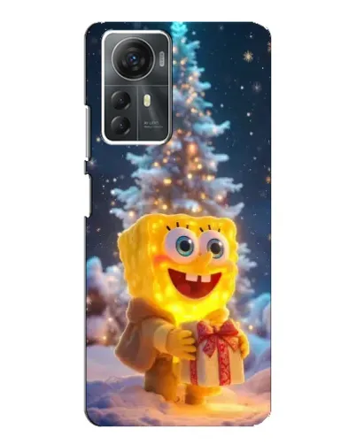 Чехол для ZTE Blade A72s с картинкой «Рождественский Спанч Боб» Чехол для ZTE Blade A72s с картинкой «Рождественский Спанч Боб»