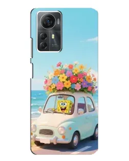 Чехол для ZTE Blade A72s с картинкой «Автомобильное путешествие»