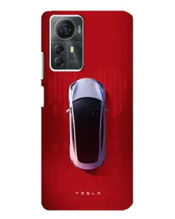 Чохол для ZTE Blade A72s з картинкою «Tesla Top View»