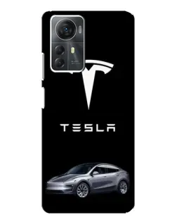 Чохол для ZTE Blade A72s з картинкою «Tesla Model Y»