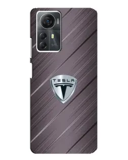 Чохол для ZTE Blade A72s з картинкою «Металева текстура Tesla»