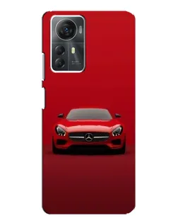 Чохол для ZTE Blade A72s з картинкою «Червоний Mercedes AMG»