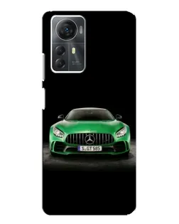 Чохол для ZTE Blade A72s з картинкою «Mercedes — неоновий лого»