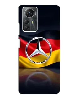 Чохол для ZTE Blade A72s з картинкою «Mercedes — прапор Німеччини»