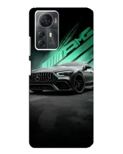 Чохол для ZTE Blade A72s з картинкою «Темний Mercedes AMG»