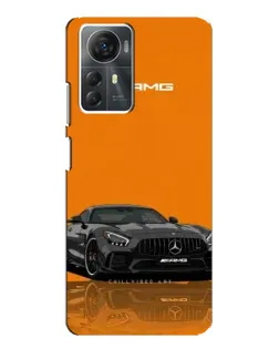 Чохол для ZTE Blade A72s з картинкою «Помаранчевий Mercedes AMG»