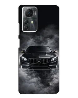 Чохол для ZTE Blade A72s з картинкою «Mercedes у диму»