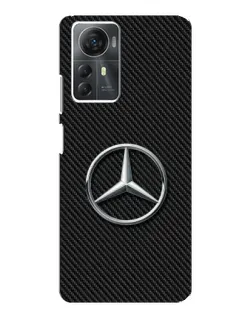 Чохол для ZTE Blade A72s з картинкою «Карбоновий Mercedes стиль»